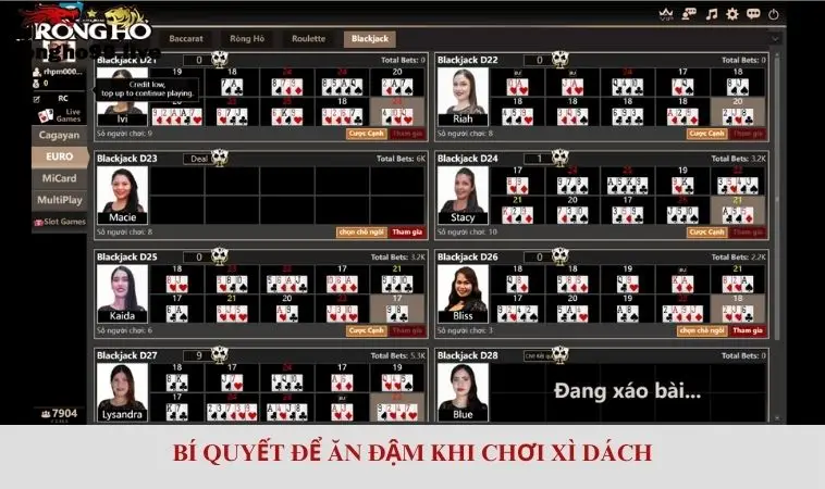 Bí quyết ăn đậm với cách chơi bài xì dách