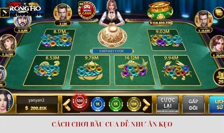 Cách chơi bầu cua dễ như ăn kẹo